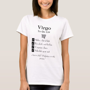 Virgo - To-Do-Liste T-Shirt