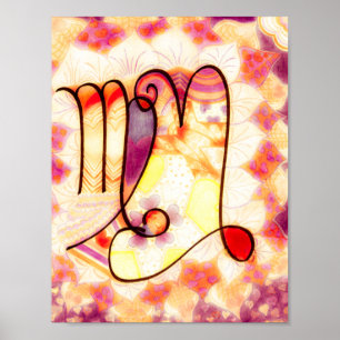Virgo und Capricorn bewundernswert Zodiacs Poster