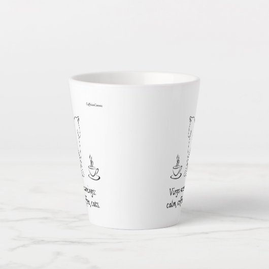 Virgo Vibes Mug Milchtasse (Vorderseite)