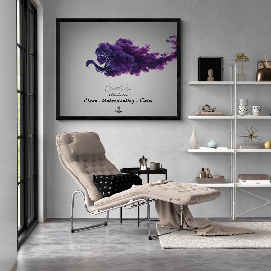 Virgo Vibes - Personalisiertes Zodiac-Zeichenposte Poster