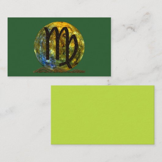 Virgo Visitenkarte (Vorne/Hinten)