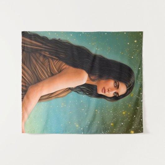 Virgo Wandteppich (Vorderseite (Horizontal))