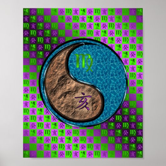 Virgo & Water Boar Poster (Vorne)