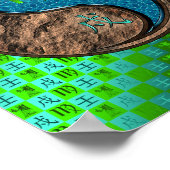 Virgo & Water Dog Poster (Ecke)