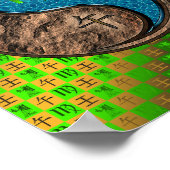 Virgo & Water Horse Poster (Ecke)