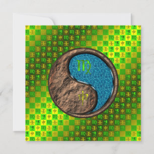 Virgo & Water Monkey Karte