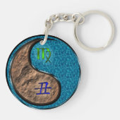 Virgo & Water Ox Schlüsselanhänger (Rückseite)