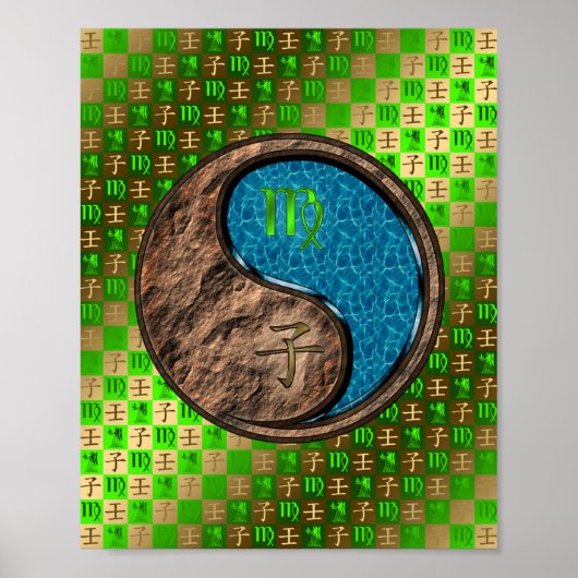 Virgo & Water Rat Poster (Vorne)