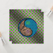 Virgo & Water Rooster Karte (Vorderseite/Rückseite Beispiel)