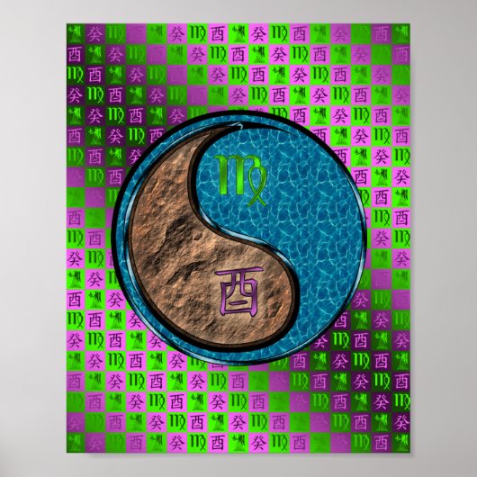 Virgo & Water Rooster Poster (Vorne)