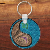 Virgo & Water Rooster Schlüsselanhänger (Rückseite)