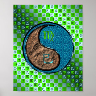 Virgo & Water Schlange Poster