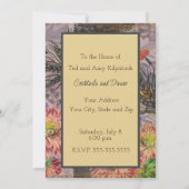 Virgo Woman Portrait Antique Colorful Rich Einladung (Rückseite)