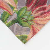 Virgo Woman Portrait Antique Colorful Rich Fleecedecke (Ecke)