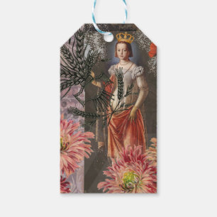 Virgo Woman Portrait Antique Colorful Rich Geschenkanhänger