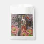 Virgo Woman Portrait Antique Colorful Rich Geschenktütchen (Vorderseite)