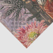 Virgo Woman Portrait Antique Colorful Rich Seidenpapier (Ausschnitt)