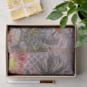 Virgo Woman Portrait Antique Colorful Rich Seidenpapier (Geschenk)