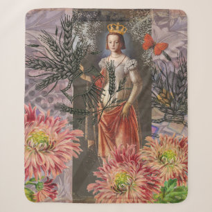 Virgo Woman Portrait Antique Colorful Rich Sherpadecke