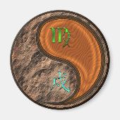 Virgo & Wood Dog Magnet (Vorne)