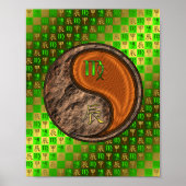 Virgo & Wood Dragon Poster (Vorne)
