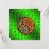 Virgo & Wood Goat Karte (Vorderseite/Rückseite Beispiel)