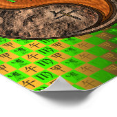 Virgo & Wood Horse Poster (Ecke)