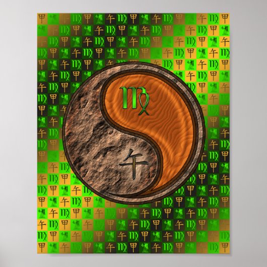 Virgo & Wood Horse Poster (Vorne)