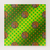 Virgo & Wood Monkey Puzzle (Vertikal)