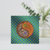 Virgo & Wood Ox Karte (Stehend Vorderseite)