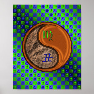 Virgo & Wood Ox Poster
