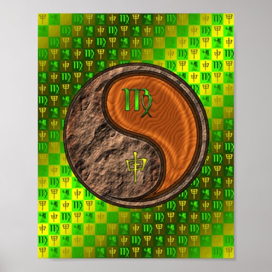 Virgo & Wood Poster (Vorne)