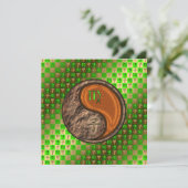 Virgo & Wood Rat Karte (Stehend Vorderseite)