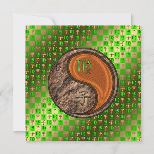 Virgo & Wood Rat Karte (Vorderseite)