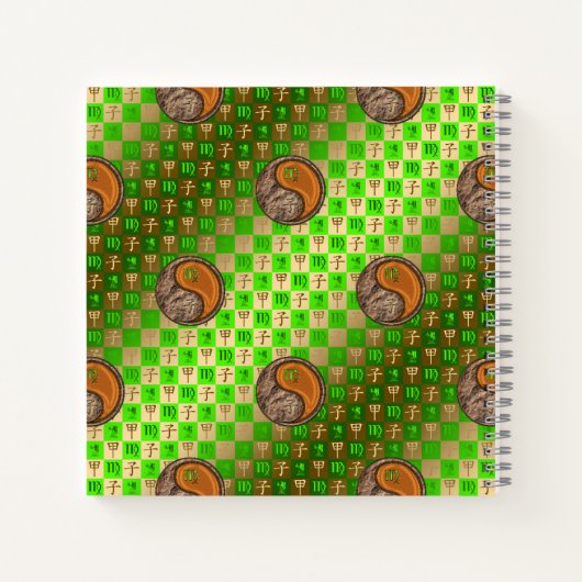 Virgo & Wood Rat Notizblock (Rückseite)