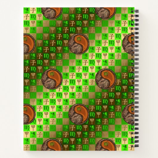 Virgo & Wood Rat Notizblock (Rückseite)