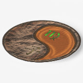 Virgo & Wood Rat Pappteller (Schrägansicht)