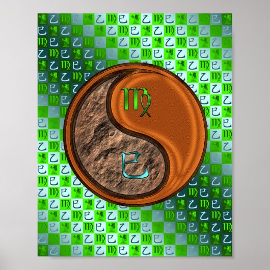 Virgo & Wood Snake Poster (Vorne)