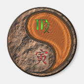 Virgo & Wood Tiger Magnet (Vorne)