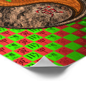 Virgo & Wood Tiger Poster (Ecke)