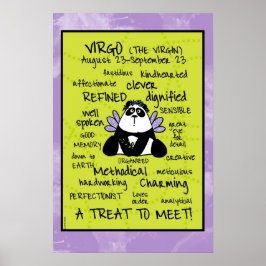 Virgo WordCloud-Poster Poster