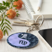 Virgo Yin Yang Schlüsselanhänger (Seite)