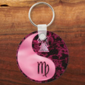 Virgo Yin Yang Schlüsselanhänger (Vorderseite)