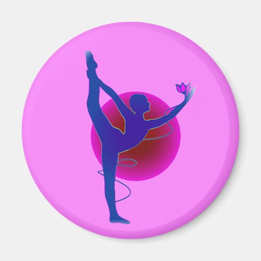 Virgo - Yoga-Magnete Magnet (Vorne)