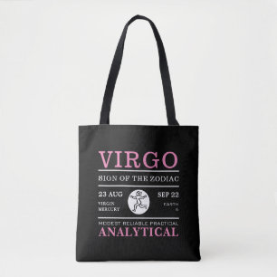 Virgo-Zeichen des Zodiaks, astrologisch Tasche