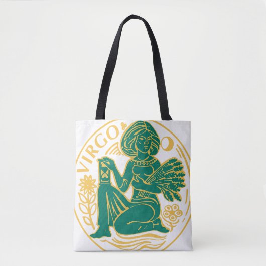 Virgo-Zeichen des Zodiaks Tasche (Vorderseite)