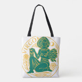 Virgo-Zeichen des Zodiaks Tasche (Rückseite)