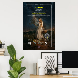 Virgo-Zeichen Poster