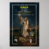 Virgo-Zeichen Poster (Vorne)