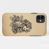 Virgo Zodiac Antique Look Case-Mate iPhone Hülle (Rückseite (Horizontal))